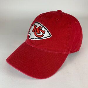 Kansas City Chiefs NFL Womens Red OTS Relaxed Fit Strapback Adjustable Hat New